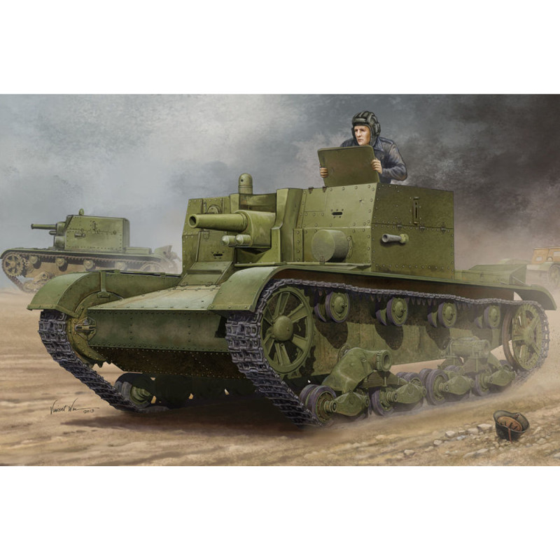 Canon automoteur soviétique AT-1 - 1/35 - HOBBY BOSS 82499