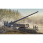 Canon ferroviaire allemand de 280 mm K5(E) Leopold - 1/72 - HOBBY BOSS 82903