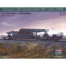 Transporteur ferroviaire allemand pour Karl-Gerät - 1/72 - HOBBY BOSS 82906