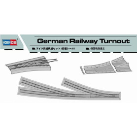 Aiguillage ferroviaire allemand - 1/72 - HOBBY BOSS 82909