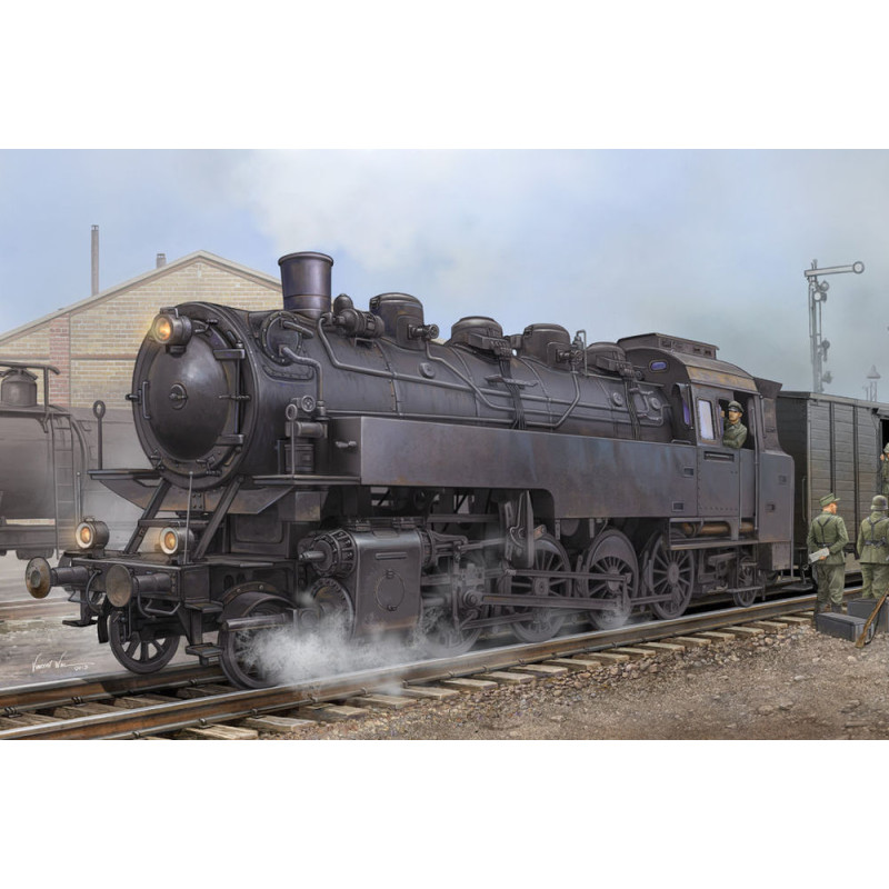 Locomotive à vapeur allemande Dampflokomotive BR86 - 1/72 - HOBBY BOSS 82914