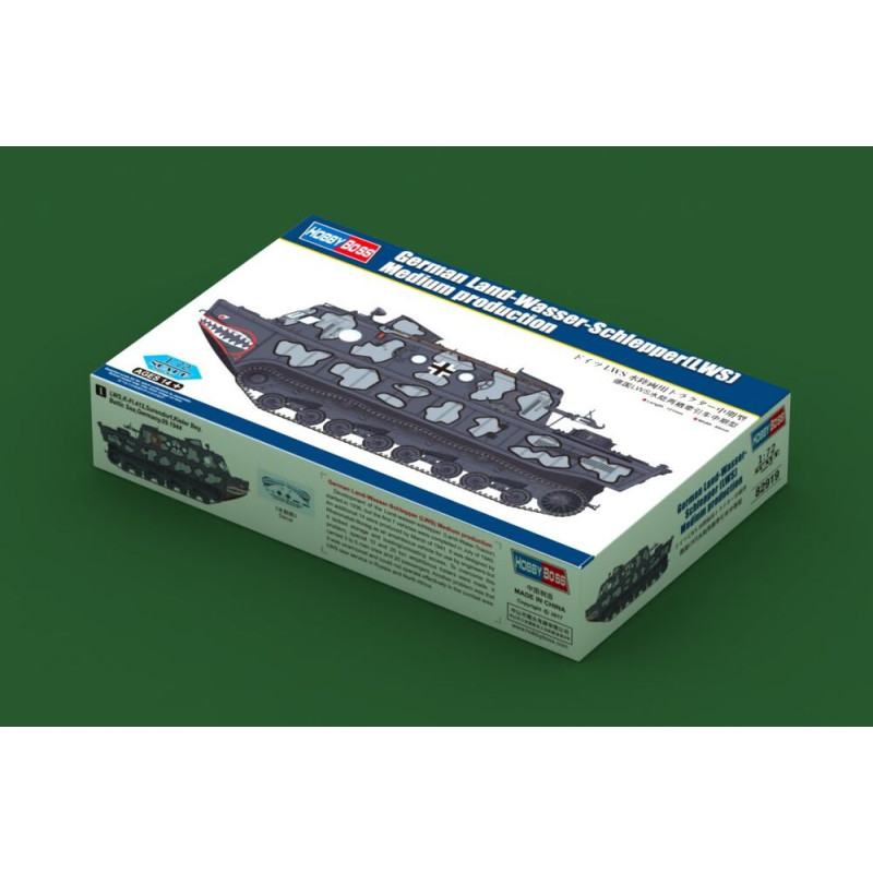 Land-Wasser-Schlepper (LWS) allemand, milieu de production - 1/72 - HOBBY BOSS 82919