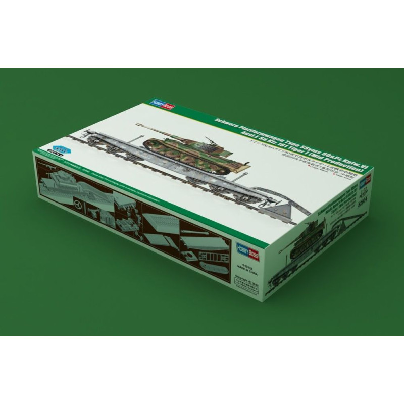 Wagon SSyms 80 et Tiger I Sd.Kfz.181 Ausf.E - 1/72 - HOBBY BOSS 82934