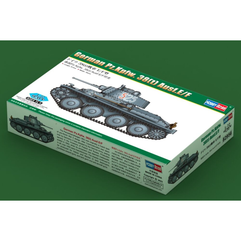 PzKpfw 38(t) Ausf.E/F allemand - 1/72 - HOBBY BOSS 82956