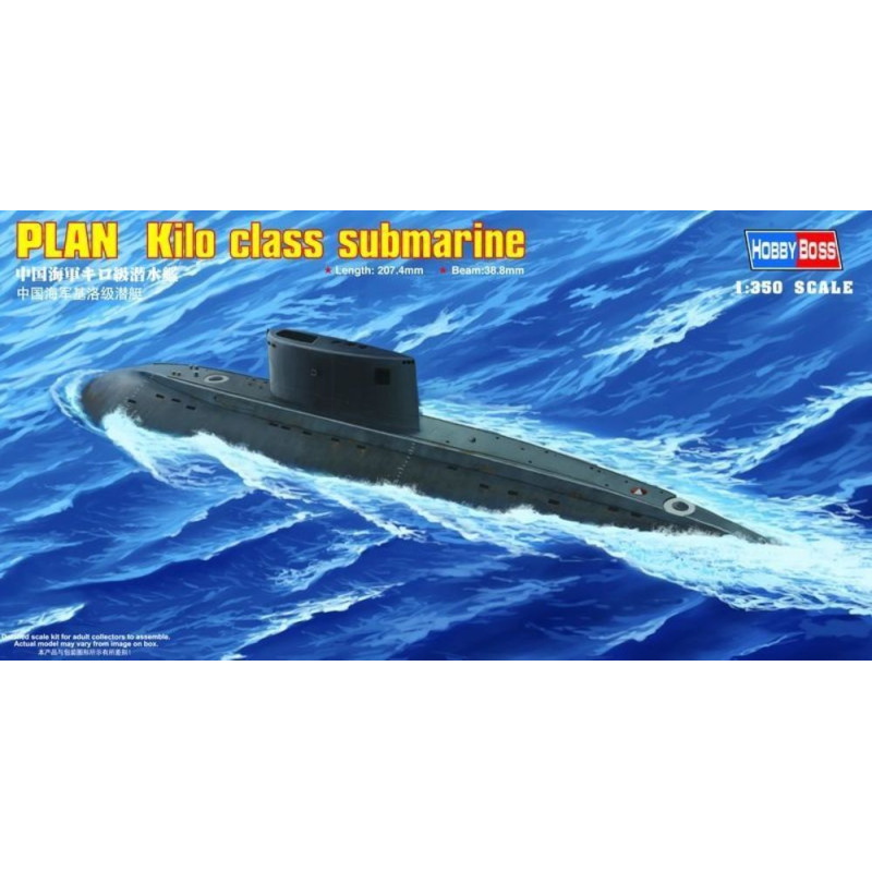 Sous-marin PLAN classe Kilo - 1/350 - HOBBY BOSS 83501