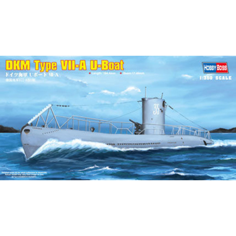 Sous-marin U-Boat DKM Type VII-A - 1/350 - HOBBY BOSS 83503