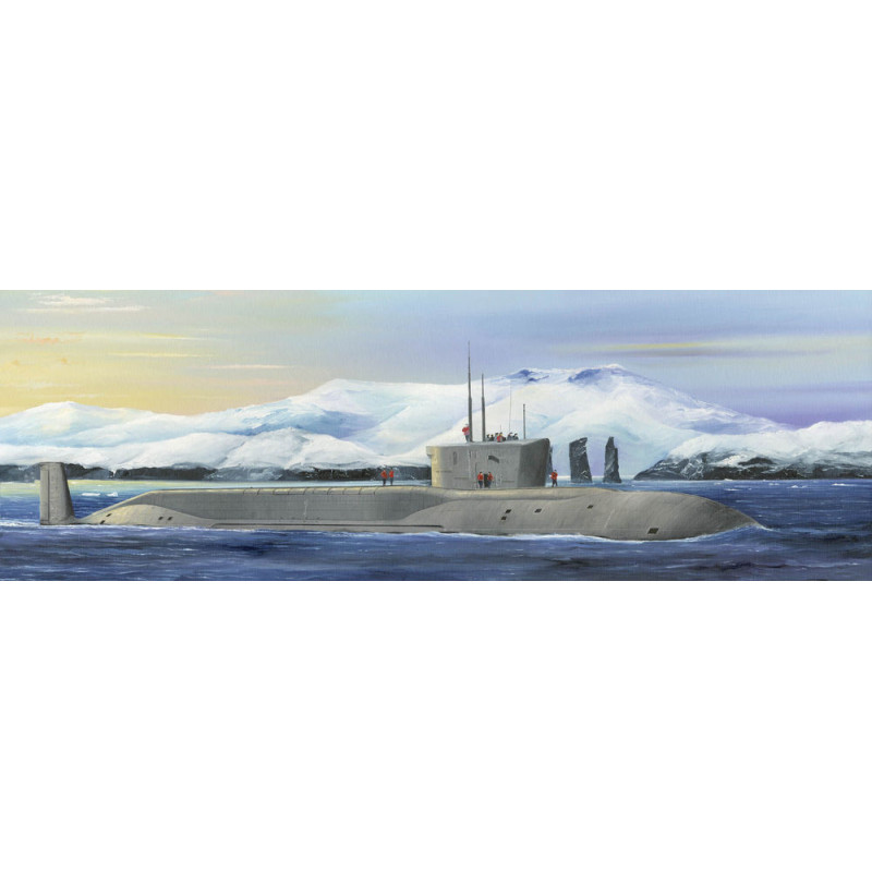 Sous-marin Russe Projet 955 Borei-Yuri Dolgoruky SNLE - 1/350 - HOBBY BOSS 83520