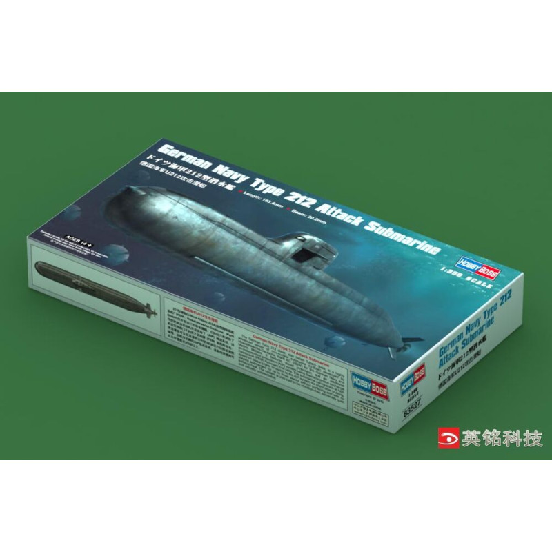 Sous-marin d'attaque Type 212 de la marine allemande - 1/350 - HOBBY BOSS 83527