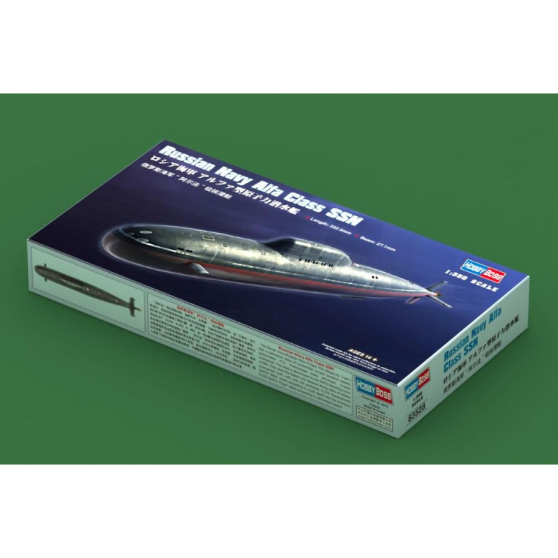Sous-marin nucléaire d'attaque classe Alfa - Russie - 1/350 - HOBBY BOSS 83528