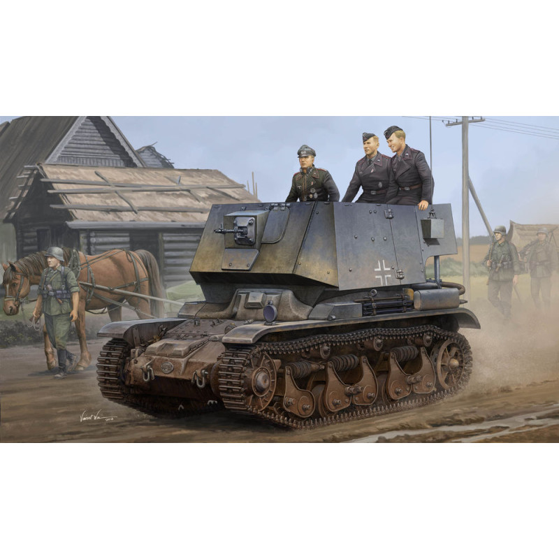 Véhicule de commandement radio Pz.Kpfw.35 R 731(f) - 1/35 - HOBBY BOSS 83809
