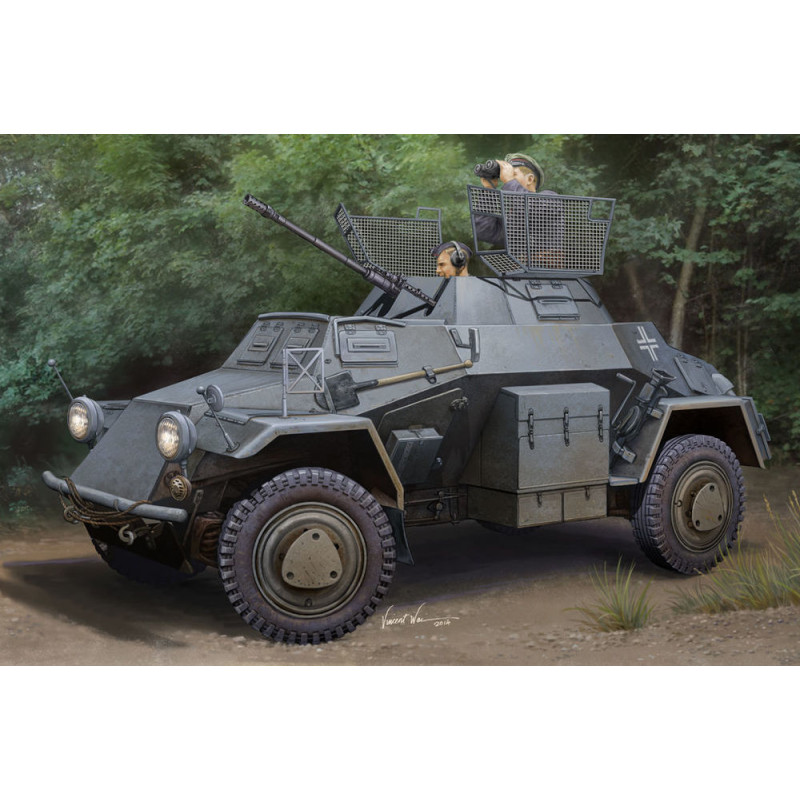 Sd.Kfz.222 Leichter Panzerspähwagen (1ère série) - 1/35 - HOBBY BOSS 83815