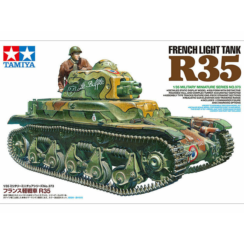 Char léger français R35 - 1/35 - TAMIYA 35373