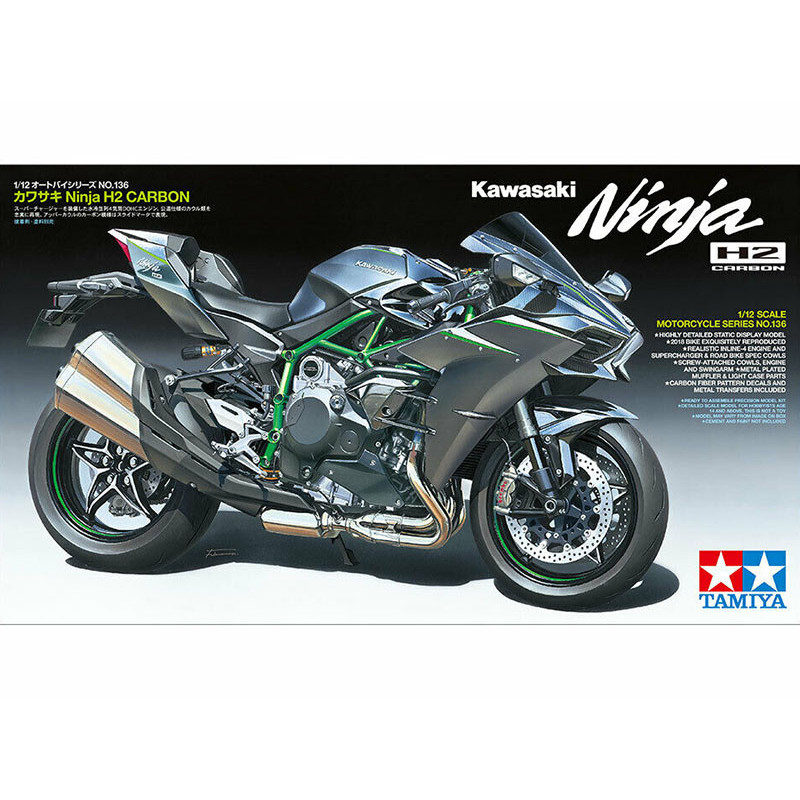 Kawasaki Ninja H2 Carbon - échelle 1/12 - TAMIYA 14136