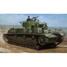 Char moyen soviétique T-28 (soudé) - 1/35 - HOBBY BOSS 83852