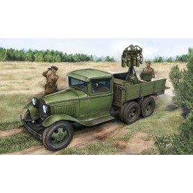 GAZ-AAA avec canon antiaérien Quad Maxim - 1/35 - HOBBY BOSS 84571