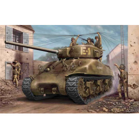 Char américain M4A1 76(W) - 1/48 - HOBBY BOSS 84801