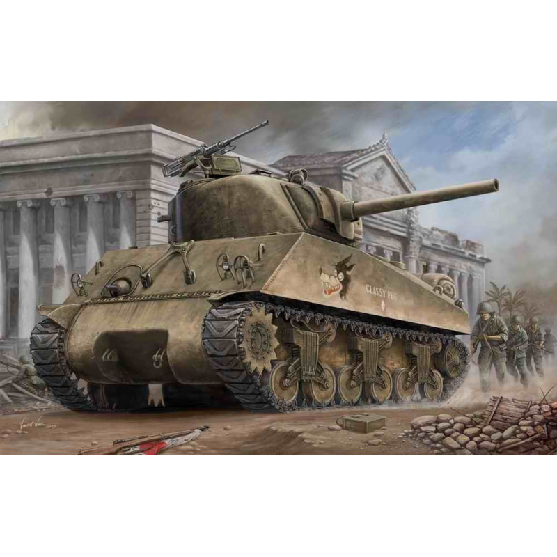 Char américain Sherman M4A3 - 1/48 - HOBBY BOSS 84803