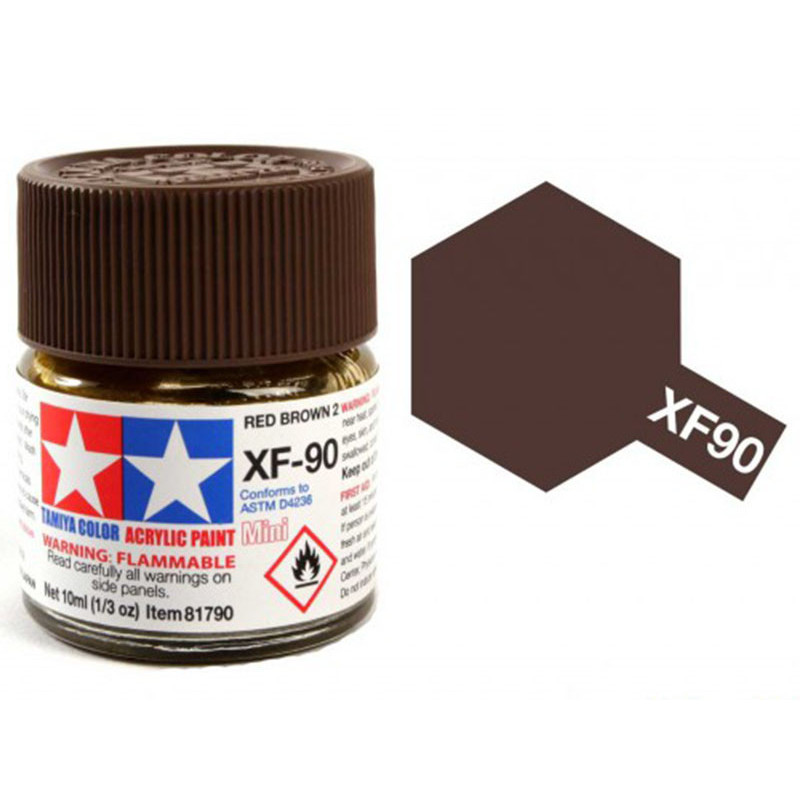 Tamiya XF-90 - red brown 2 - pot acrylique 10 ml
