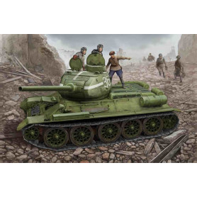 Char russe T-34/85 (tourelle aplatie modèle 1944) - 1/48 - HOBBY BOSS 84807