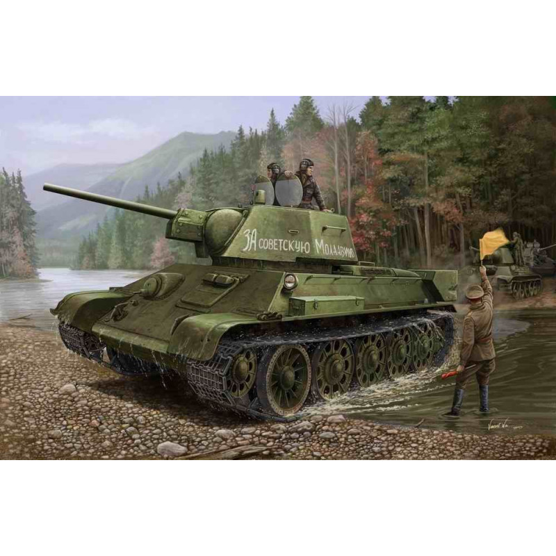 Char russe T-34/76 (1943 n°112) - 1/48 - HOBBY BOSS 84808