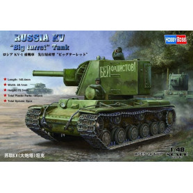 Char russe KV « Big Turret » - 1/48 - HOBBY BOSS 84815