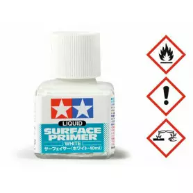 Apprêt liquide blanc 40 ml - TAMIYA 87096