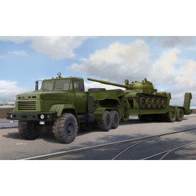 Tracteur KrAZ-6446 avec semi-remorque MAZ/ChMZAP-5247G - 1/35 - HOBBY BOSS 85513