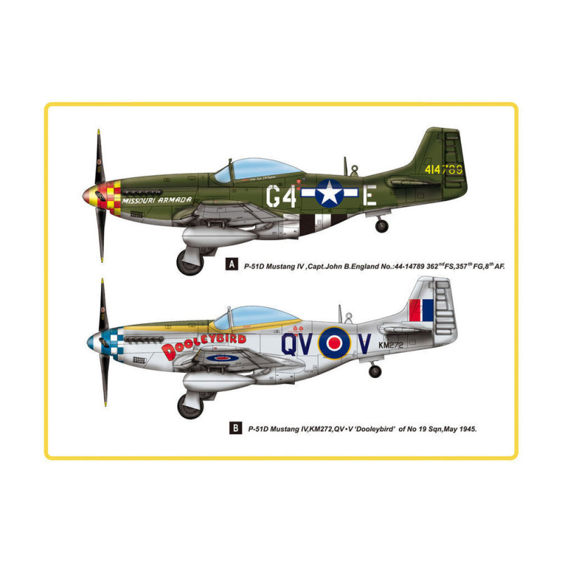 P-51D Mustang IV Fighter - 1/48 - HOBBY BOSS 85802