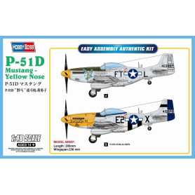 P-51D Mustang - Nez jaune - 1/48 - HOBBY BOSS 85808