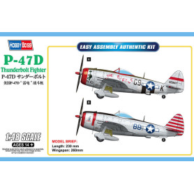 P-47D Thunderbolt Fighter - 1/48 - HOBBY BOSS 85811