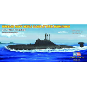 Sous-marin d'attaque russe classe Akula - 1/700 - HOBBY BOSS 87005