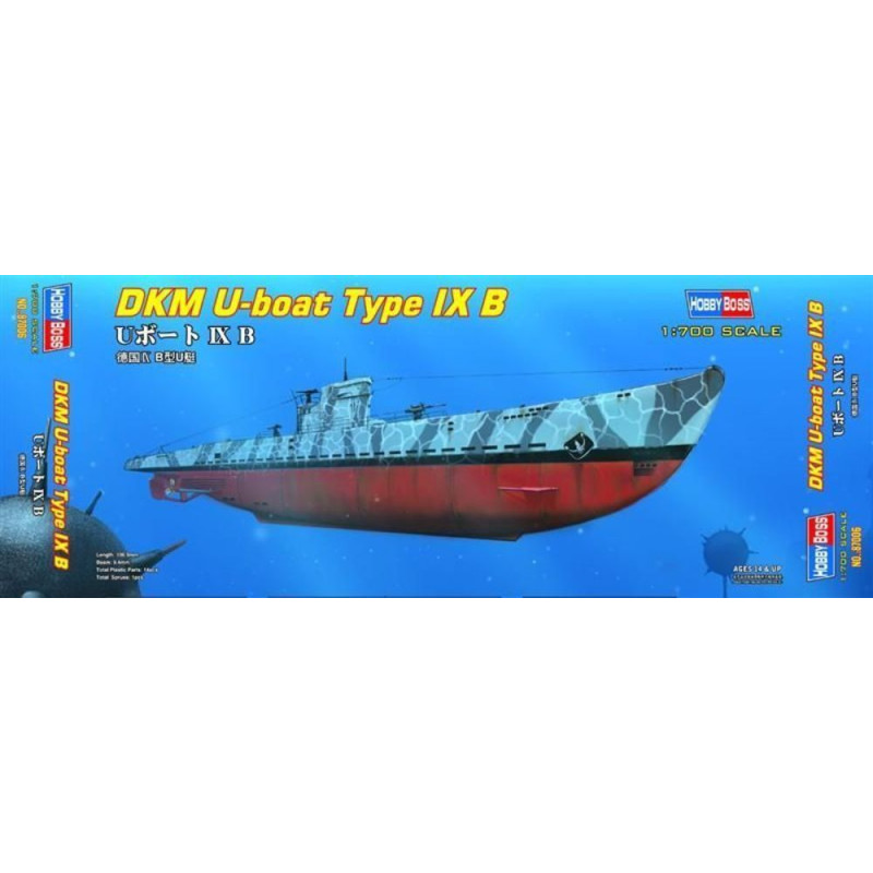 Sous-marin DKM U-boat Type IX B - 1/700 - HOBBY BOSS 87006