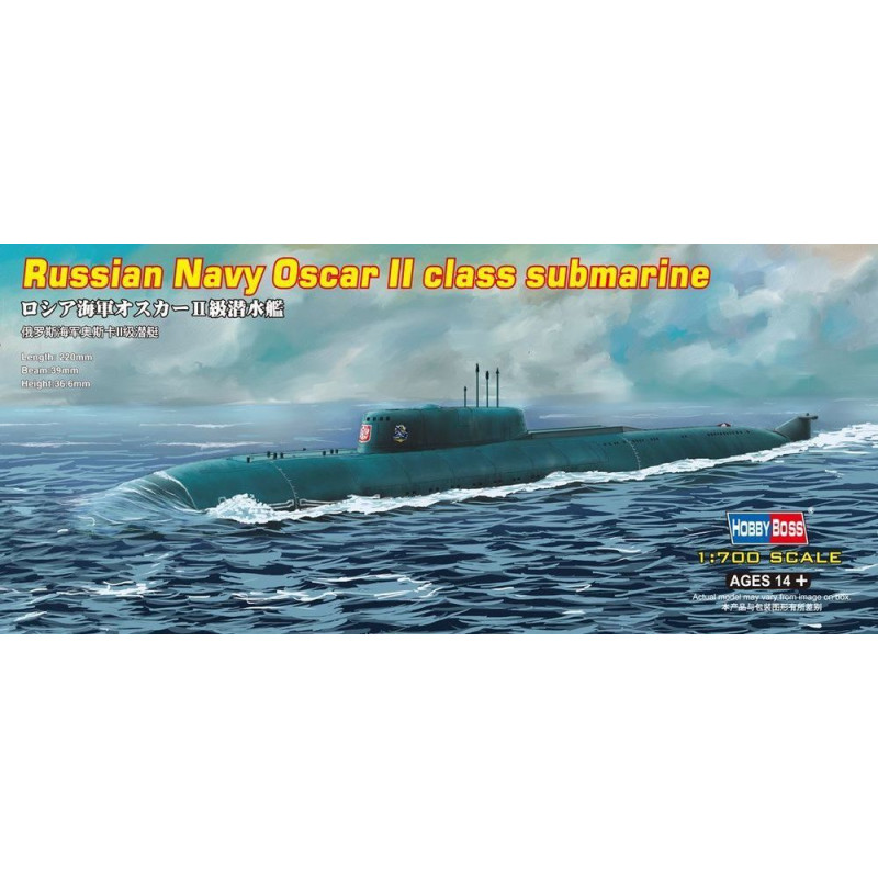 Sous-marin de classe Oscar II de la marine russe - 1/700 - HOBBY BOSS 87021