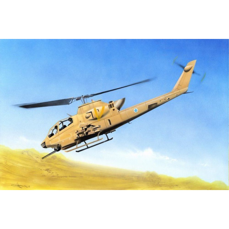 Hélicoptère d'attaque AH-1F Cobra - 1/72 - HOBBY BOSS 87224