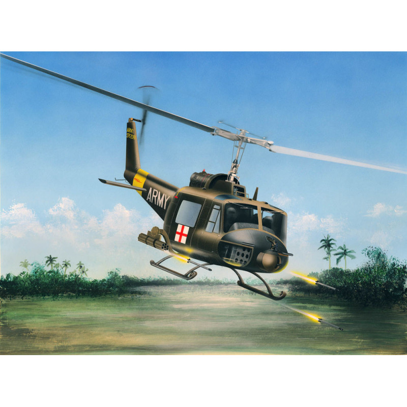 UH-1B Huey - 1/72 - HOBBY BOSS 87228
