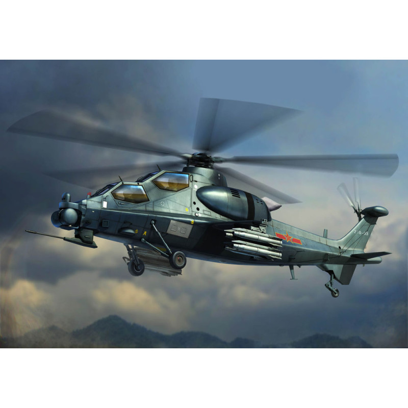 Hélicoptère d'attaque chinois Z-10 - 1/72 - HOBBY BOSS 87253
