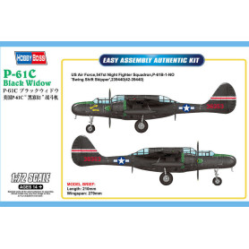 Northrop US P-61C Black Widow - 1/72 - HOBBY BOSS 87263