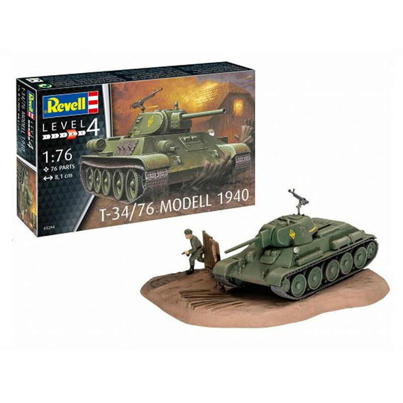 Char russe T-34/76 WWII - échelle 1/76 - REVELL 03294