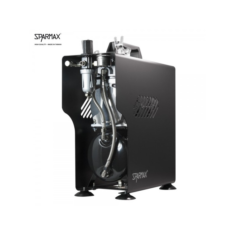 Compresseur pour aérographe avec réservoir Sparmax TC-610H Plus - HARDER & STEENBECK 160010