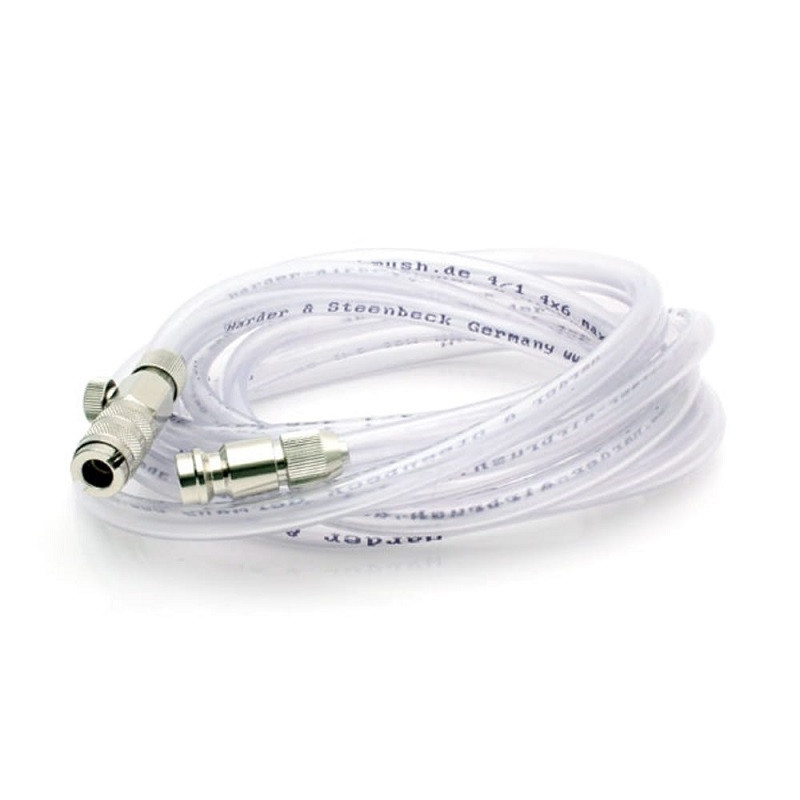 Tuyau complet 2,5 m, raccord rapide 4 x 6 mm - HARDER & STEENBECK 123993