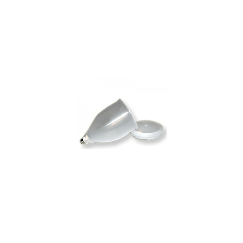 Godet en plastique 50 ml avec couvercle - HARDER & STEENBECK 124410