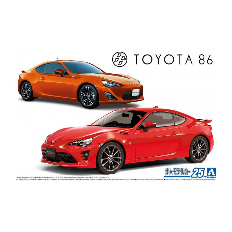 Toyota ZN6 TOYOTA86 2016 - 1/24 - AOSHIMA 05966