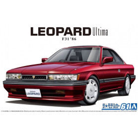 Nissan UF31 Leopard 3.0 Ultima 1986 - 1/24 - AOSHIMA 06109