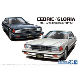 Nissan Y30 Cedric Gloria 4HT V30E Brougham Vip 1983 - 1/24 - AOSHIMA 06145