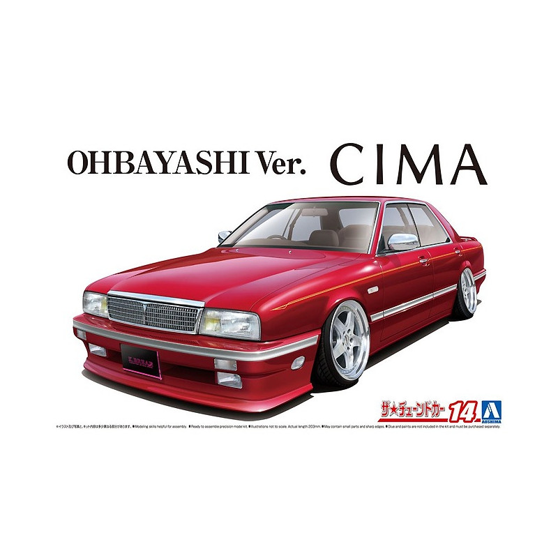 Nissan Y31 Cima Ohbayashi Version 1989 - 1/24 - AOSHIMA 06326