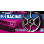 4x roues P-1 Racing 16" - 1/24 - AOSHIMA 05251