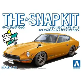 Nissan S30 Fairlady Z Custom Wheel Safari Brown - 1/32 - AOSHIMA 06477