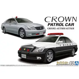 Toyota GRS182 Crown Patrol Car 2005 - 1/24 - AOSHIMA 06283