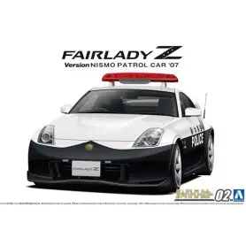 Nissan Z33 Fairlady Z Version Nismo Patrol Car - 1/24 - AOSHIMA 06281