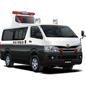 Toyota TRH200V Hiace Patrol Car 2007 - 1/24 - AOSHIMA 06331